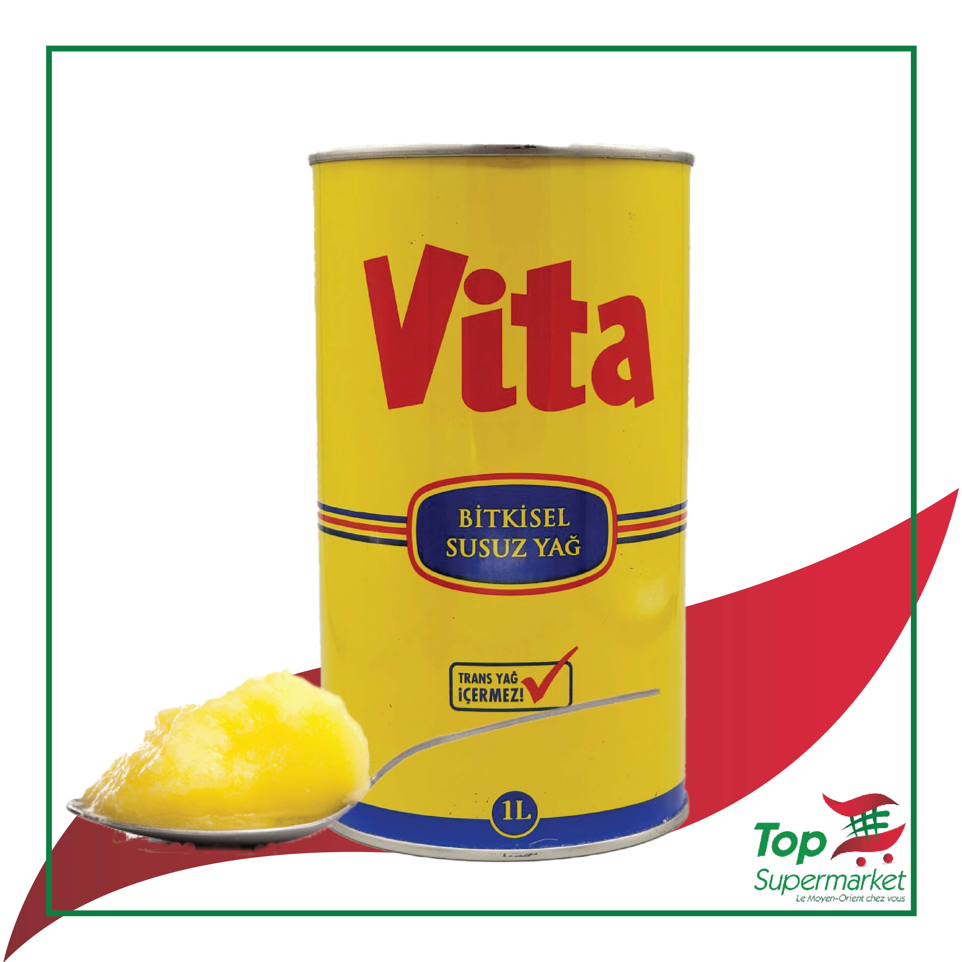 Vita ghee - beurre clarifié végétal 1L